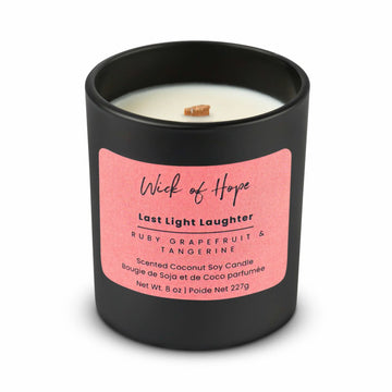 Last Light Laughter – Non-Toxic Evening Candle | Wick of Hope