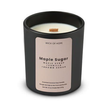 Maple Sugar – Cozy Maple Candle | Wick of Hope
