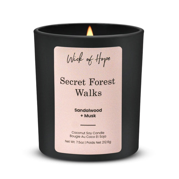 Secret Forest Walks Candle | Sandalwood + Musk