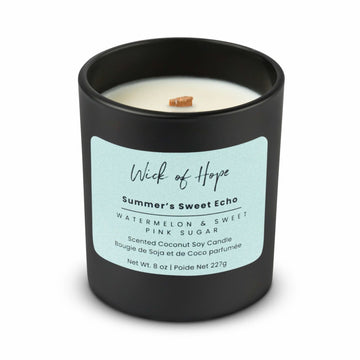 Summer’s Sweet Echo – Non-Toxic Summer Candle | Wick of Hope