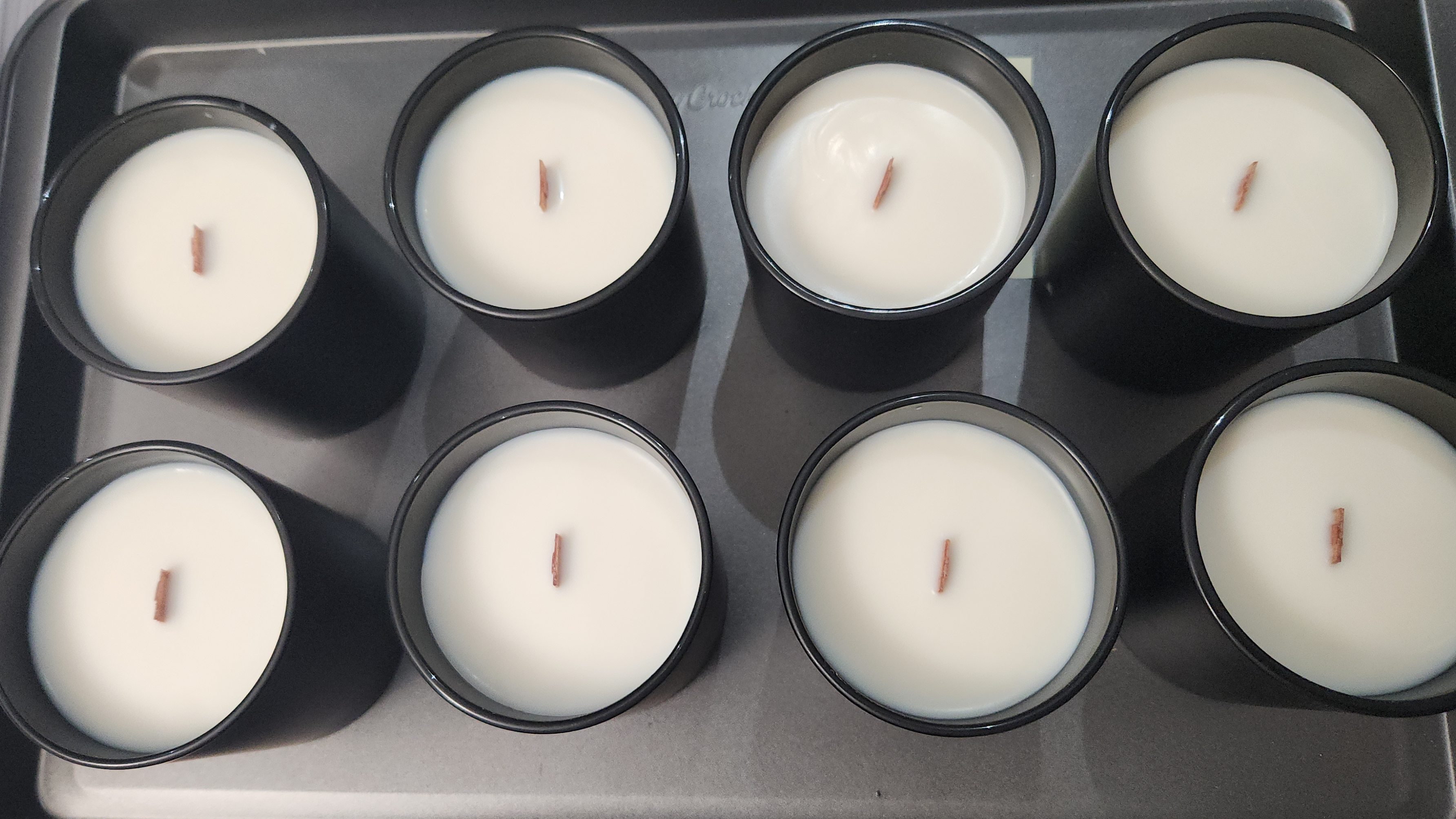 Freshly poured candles