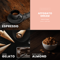 Affogato Dream Candle | Espresso + Vanilla Gelato - Wick of Hope