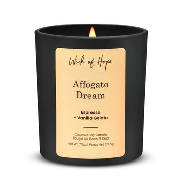 Affogato Dream Candle | Espresso + Vanilla Gelato - Wick of Hope