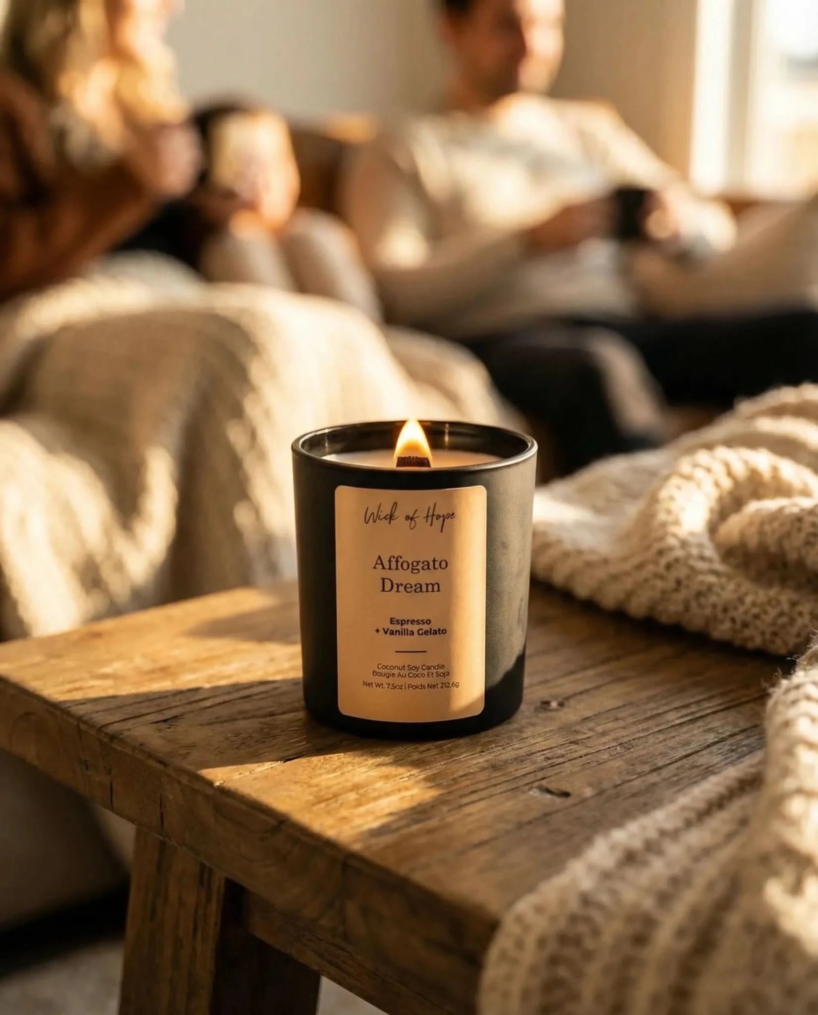 Affogato Dream Candle | Espresso + Vanilla Gelato - Wick of Hope