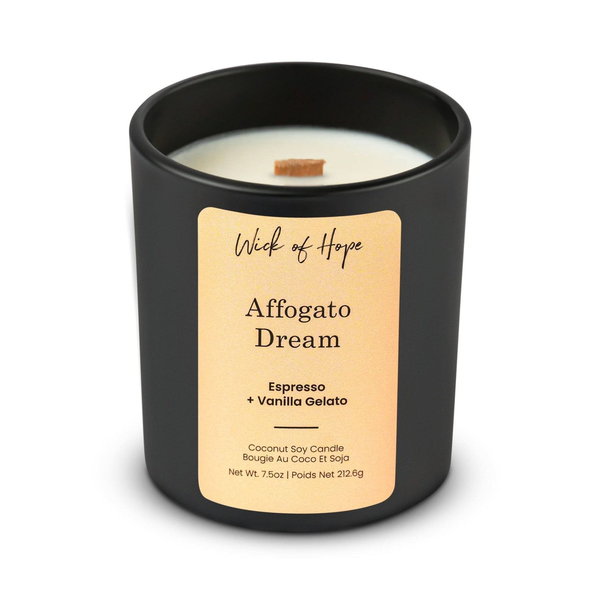 Affogato Dream Candle | Espresso + Vanilla Gelato - Wick of Hope
