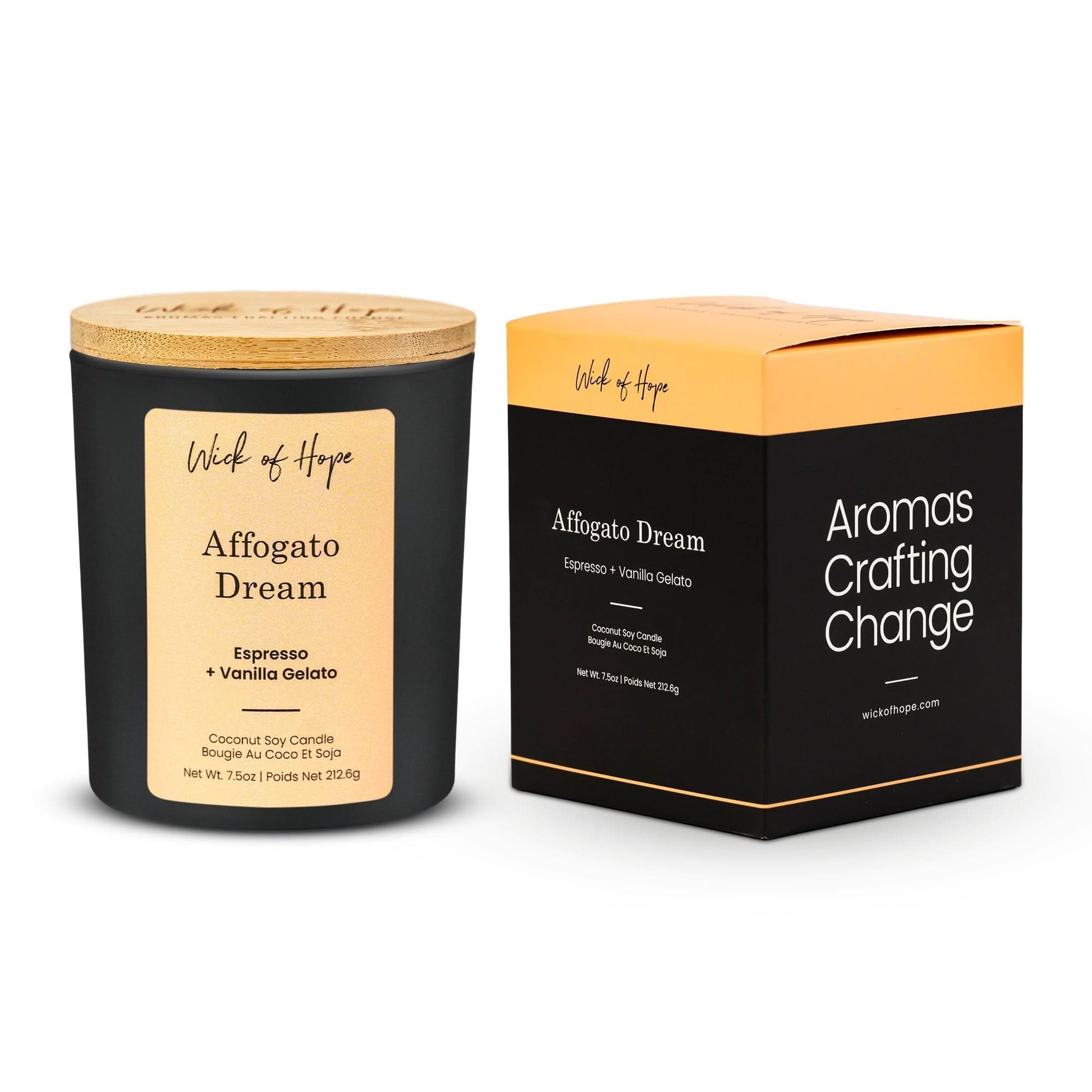 Affogato Dream Candle | Espresso + Vanilla Gelato - Wick of Hope