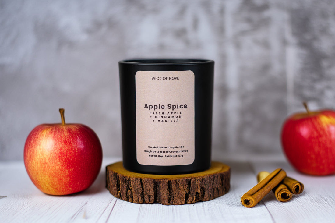 Apple Spice | Fresh Apple + Cinnamon - Wick of Hope