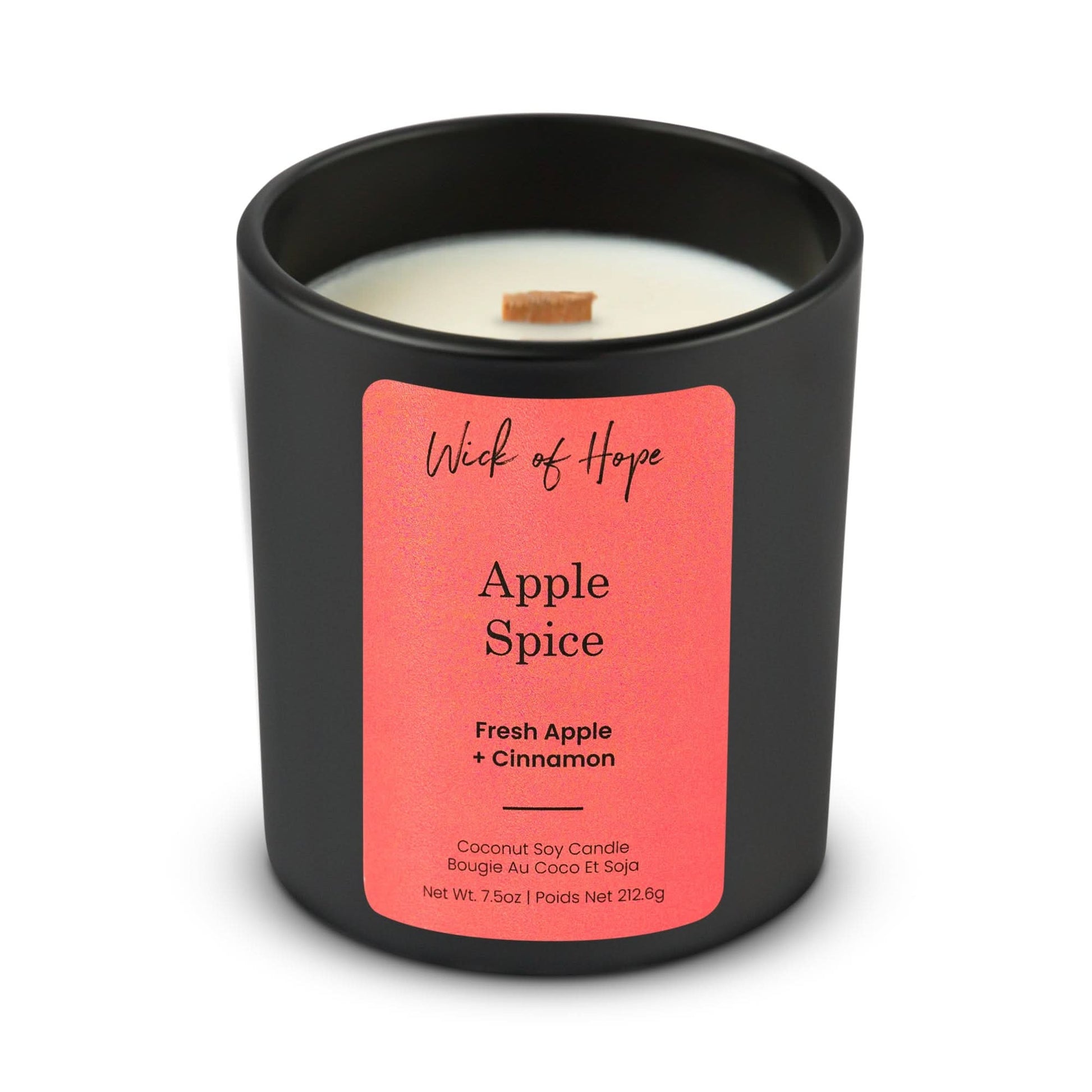 Apple Spice Candle | Fresh Apple + Cinnamon - Wick of Hope