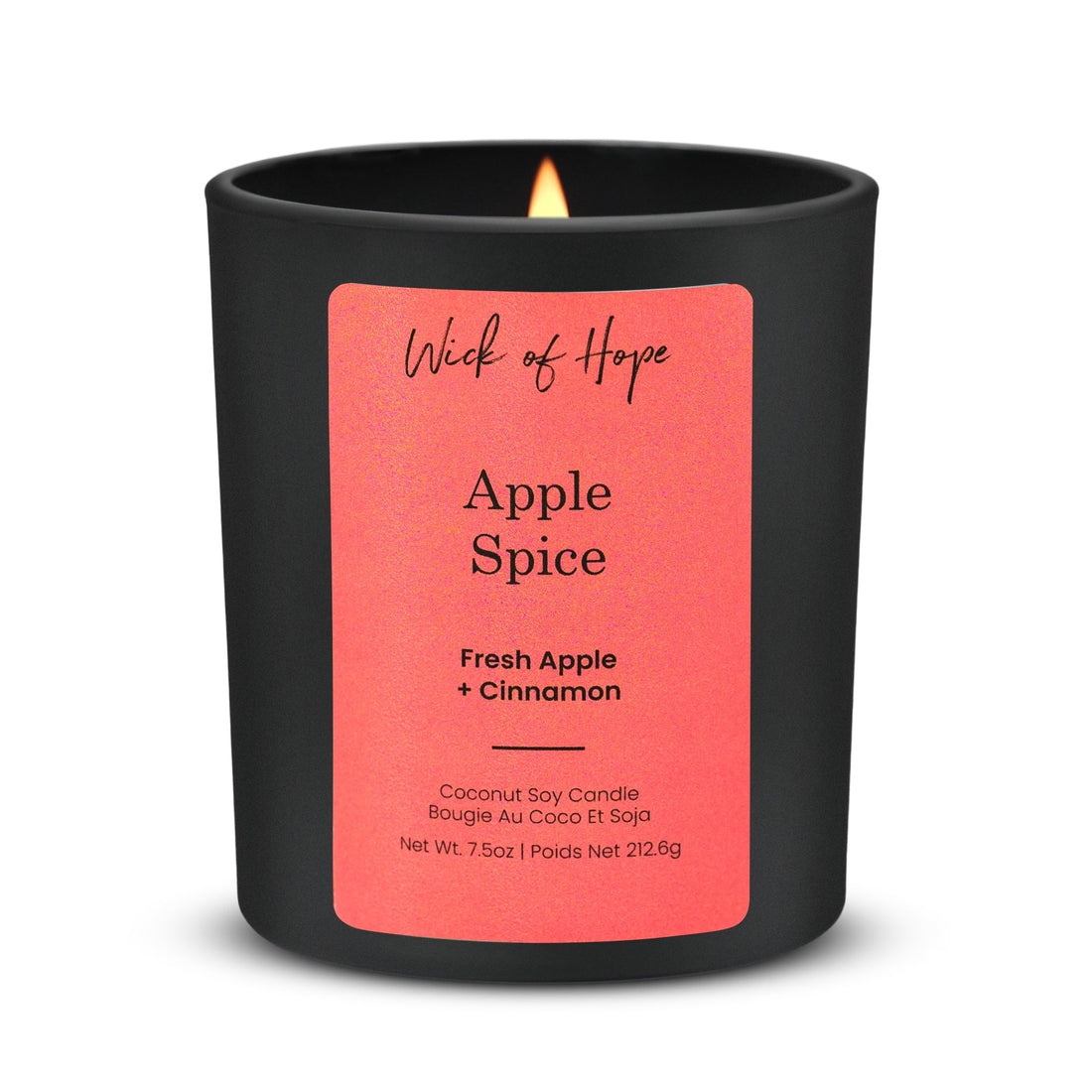 Apple Spice Candle | Fresh Apple + Cinnamon - Wick of Hope