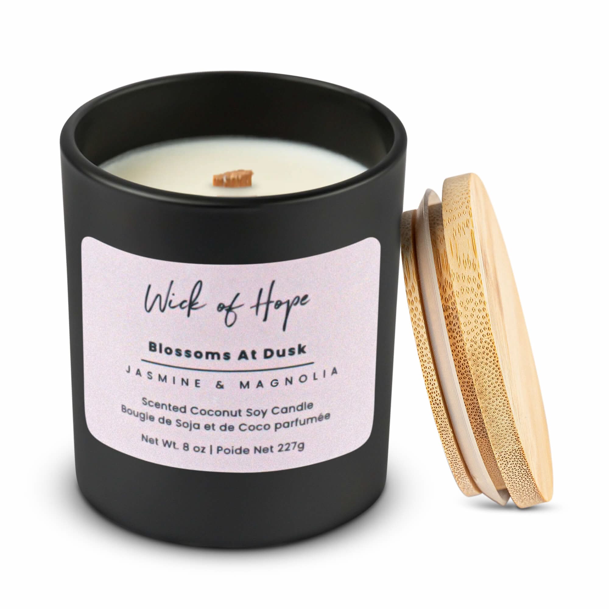 Magnolia & Jasmine Candle – Floral Calming Scent | Wick Of Hope