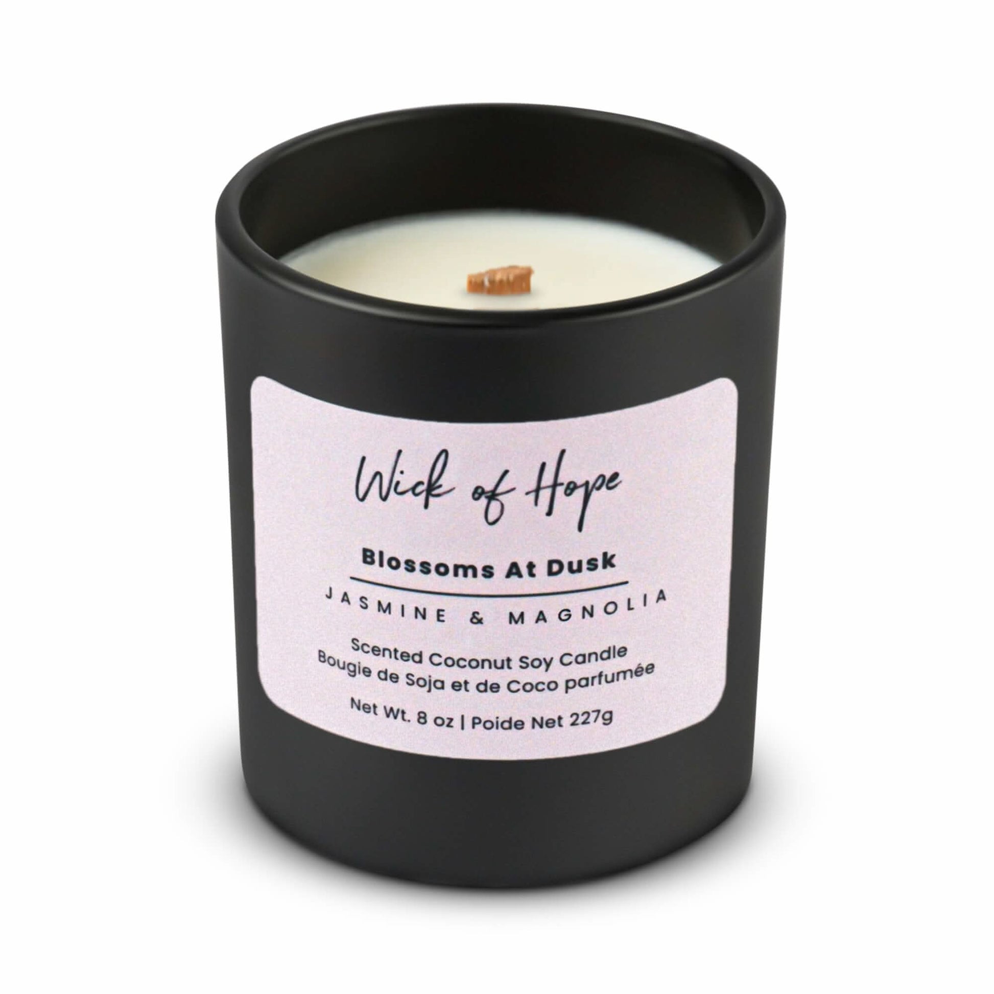 Magnolia Jasmine Candle – Floral Calming Scent Wick Of Hope