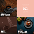 Cafe Ritual Candle | Espresso + Steamed Milk - Wick of Hope