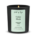 Cedar Musk Candle | Cedarwood + Moss - Wick of Hope