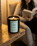 Cedar Musk Candle | Cedarwood + Moss - Wick of Hope