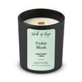 Cedar Musk Candle | Cedarwood + Moss - Wick of Hope