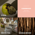Ciderwood Candle | Oak Barrel Cider + Sandalwood - Wick of Hope
