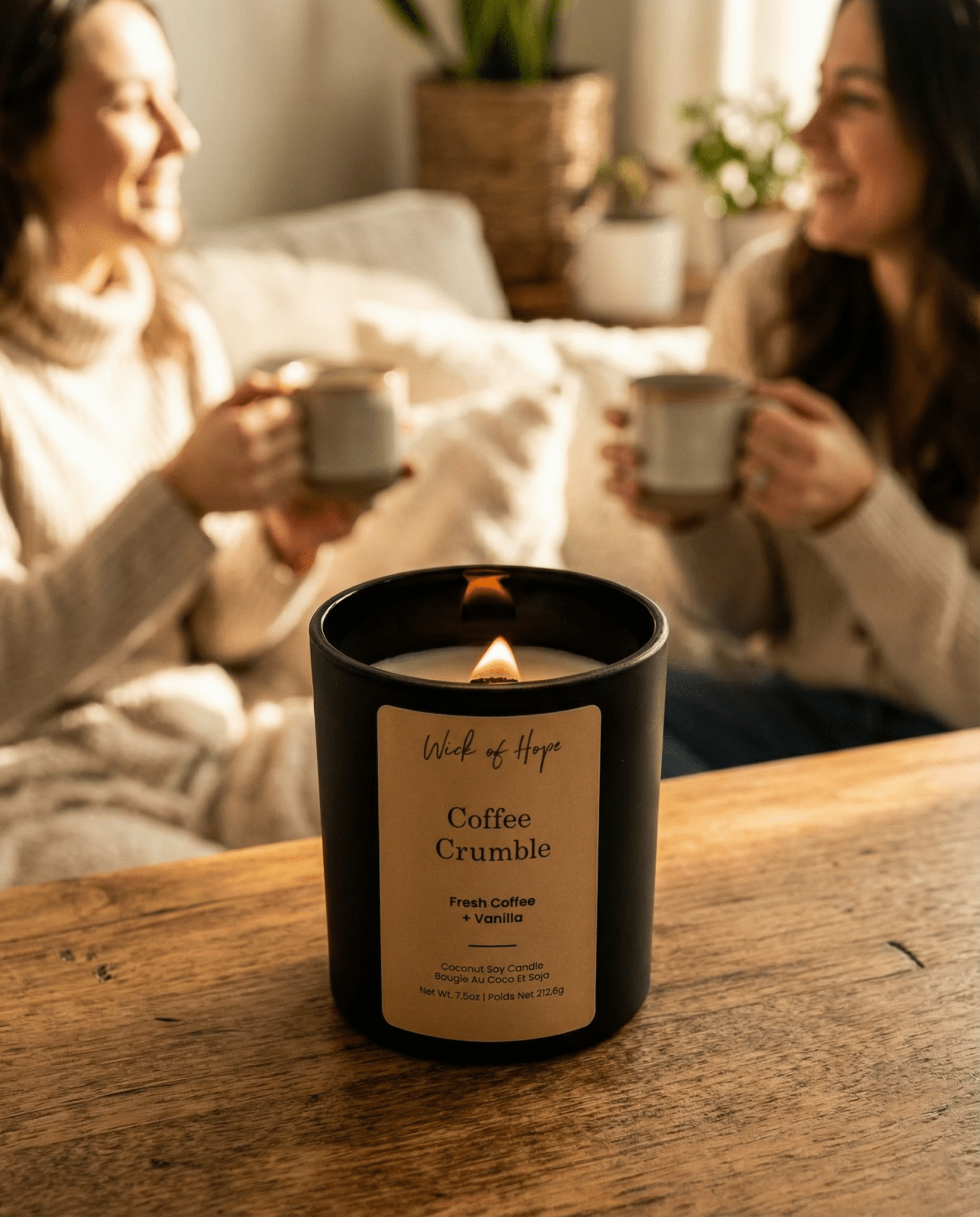 Coffee Crumble Candle | Fresh Coffee + Vanilla - Wick of Hope