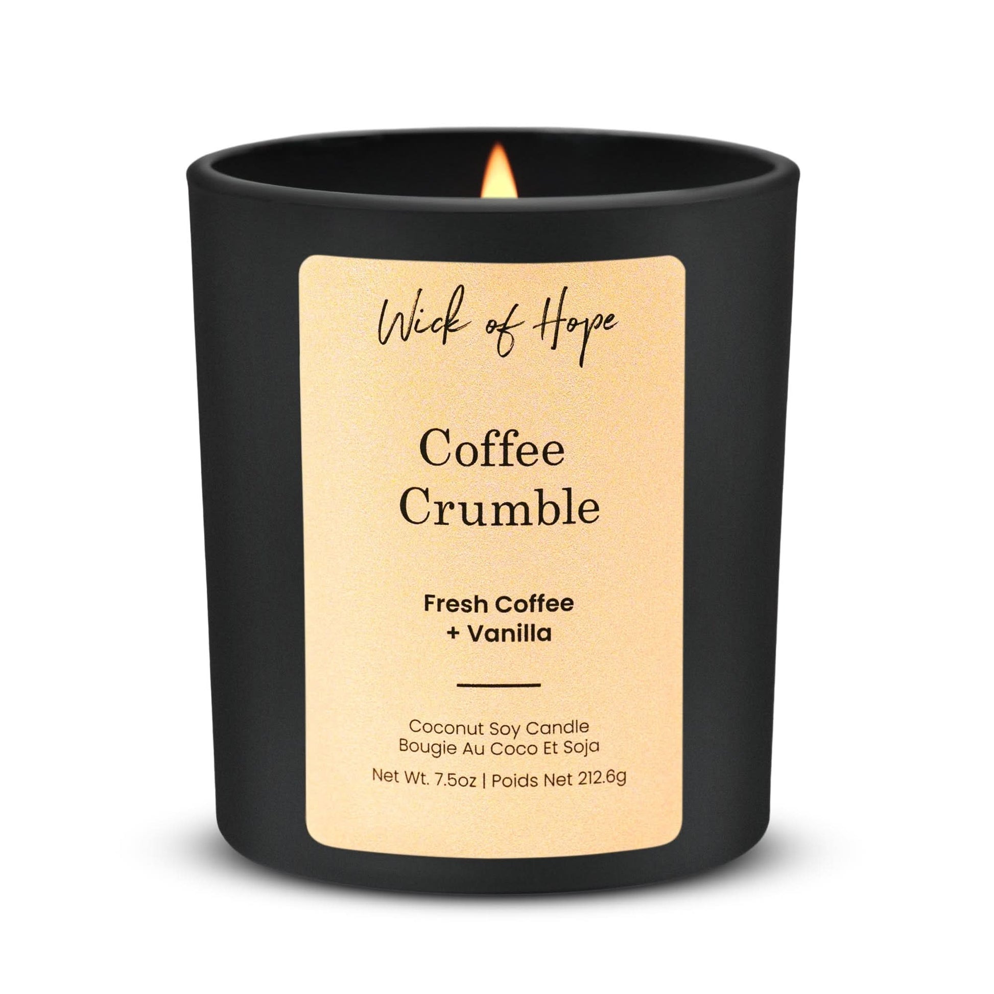 Coffee Crumble Candle | Fresh Coffee + Vanilla - Wick of Hope