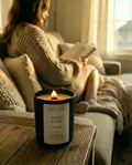 Crackle & Calm Candle | Unscented - Wick of Hope