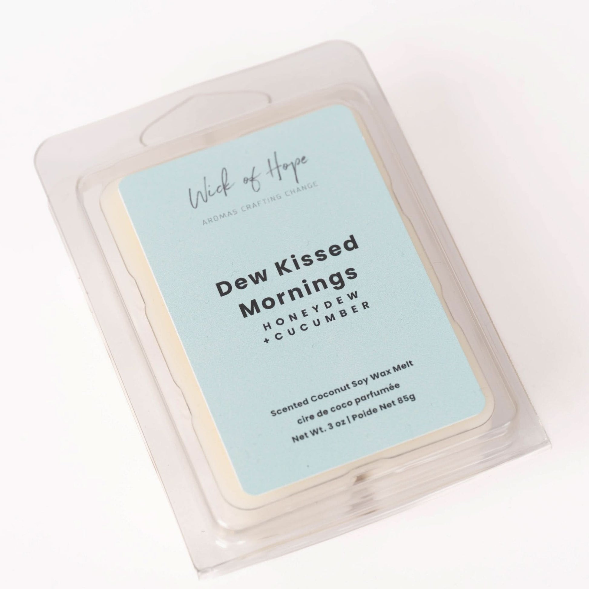 Dew Kissed Mornings Wax Melt | Honey Dew + Cucumber - Wick of Hope