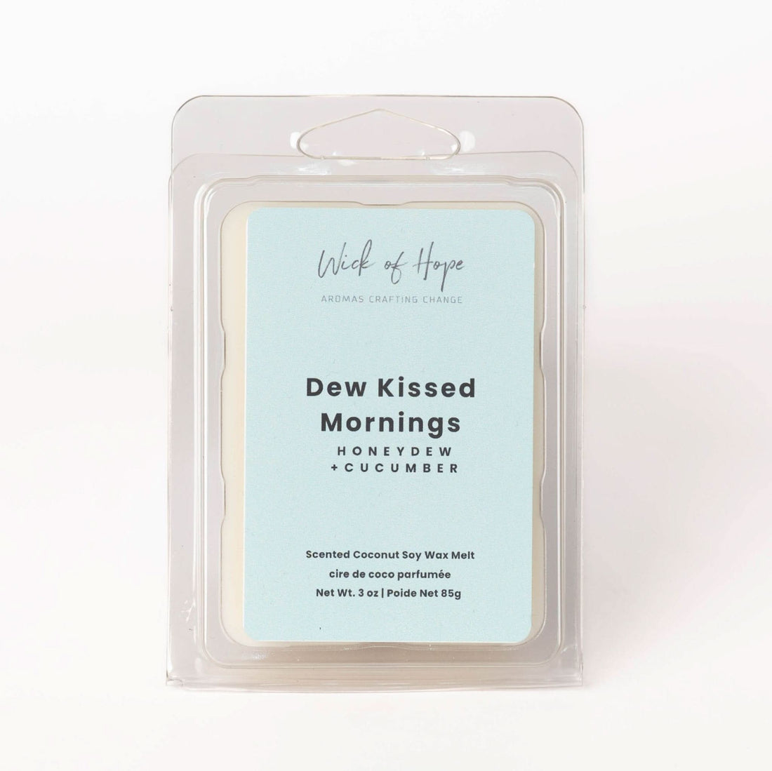 Dew Kissed Mornings Wax Melt | Honey Dew + Cucumber - Wick of Hope