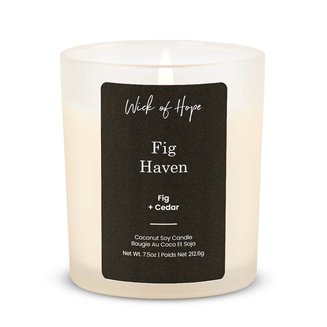 Fig Haven Candle | Fig + Cedar - Wick of Hope