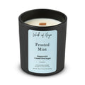 Frosted Mint Candle | Peppermint + Sweet Pink Sugar - Wick of Hope