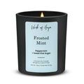Frosted Mint Candle | Peppermint + Sweet Pink Sugar - Wick of Hope