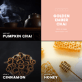 Golden Ember Chai Candle | Spiced Pumpkin + Chai - Wick of Hope