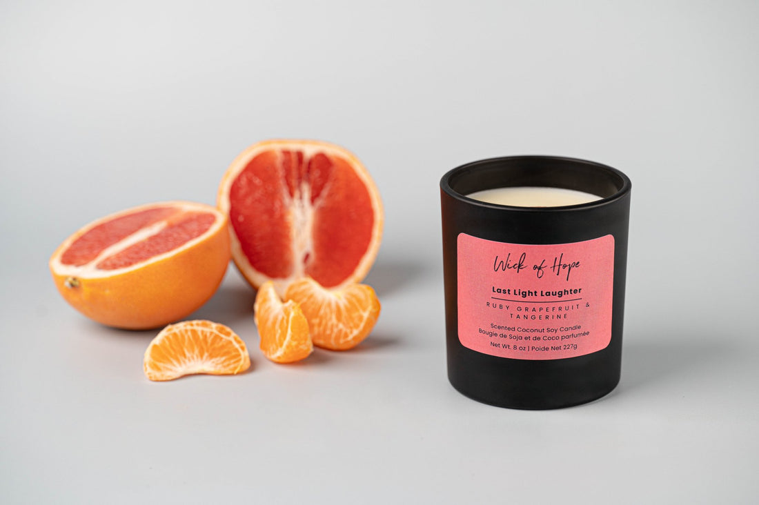 Last Light Laughter | Ruby Grapefruit + Tangerine - Wick of Hope