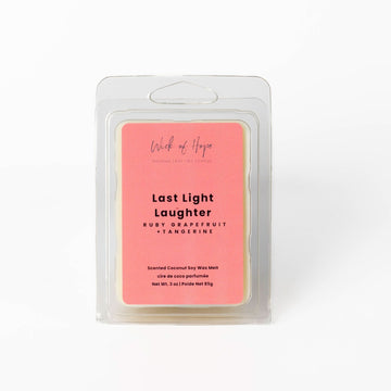 Last Light Laughter Wax Melt | Ruby Grapefruit + Tangerine - Wick of Hope