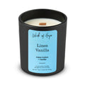Linen Vanilla Candle | Clean Cotton + Vanilla - Wick of Hope