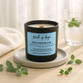 Minty Fresh Morning Candle | Eucalyptus + Spearmint - Wick of Hope