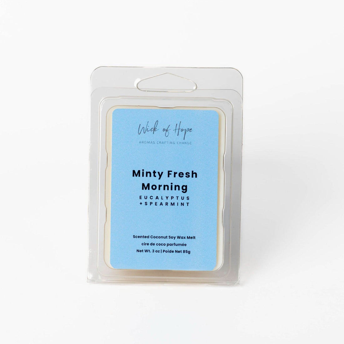 Minty Fresh Morning Wax Melt | Eucalyptus + Spearmint - Wick of Hope