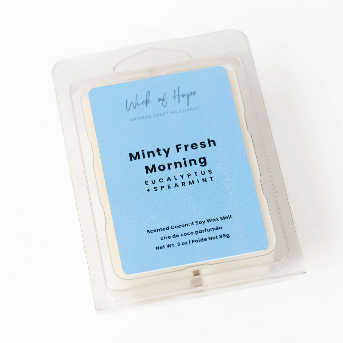 Minty Fresh Morning Wax Melt | Eucalyptus + Spearmint - Wick of Hope