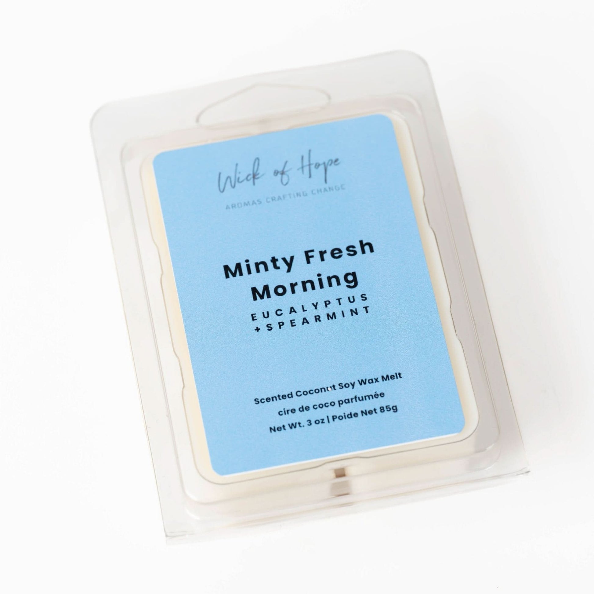 Minty Fresh Morning Wax Melt | Eucalyptus + Spearmint - Wick of Hope