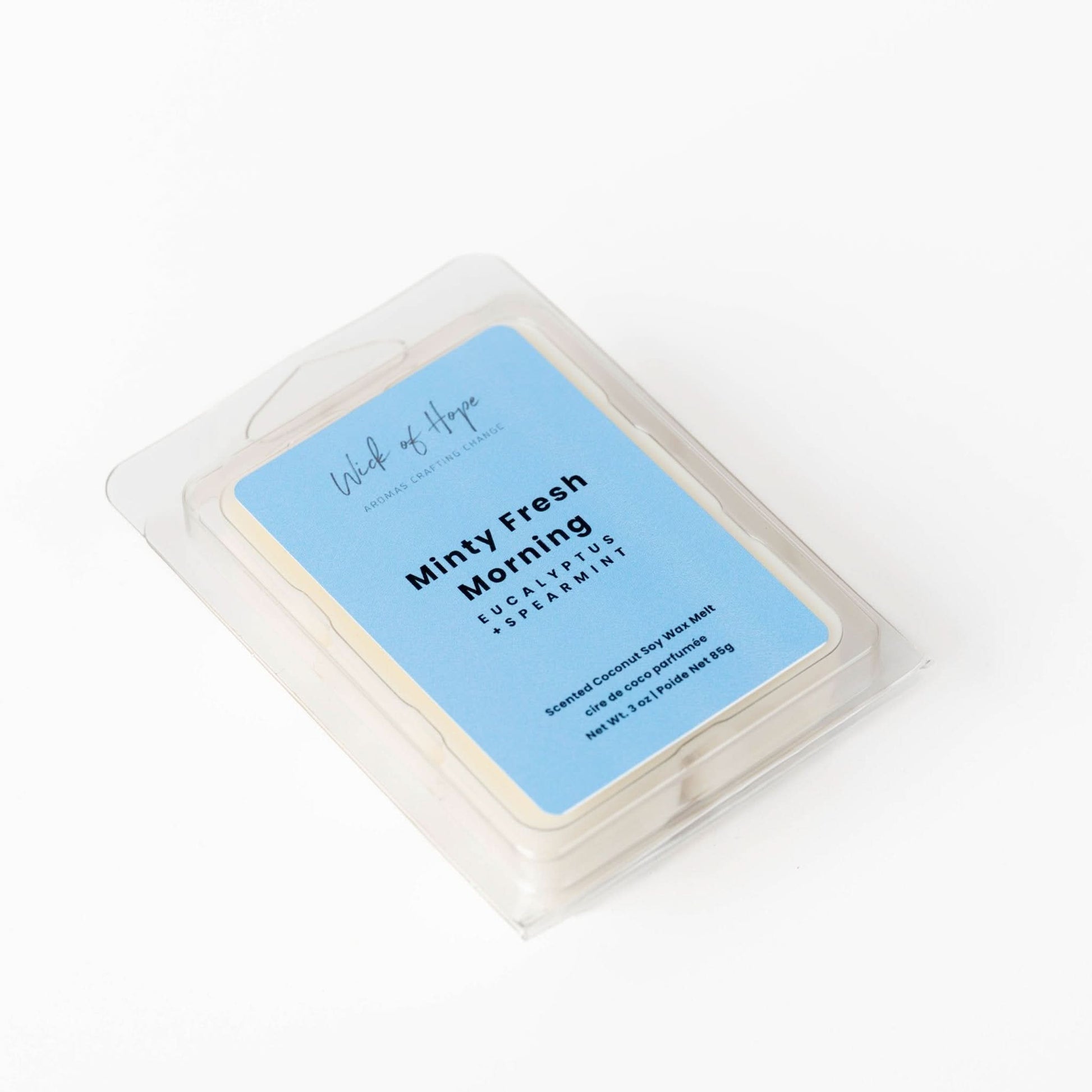 Minty Fresh Morning Wax Melt | Eucalyptus + Spearmint - Wick of Hope