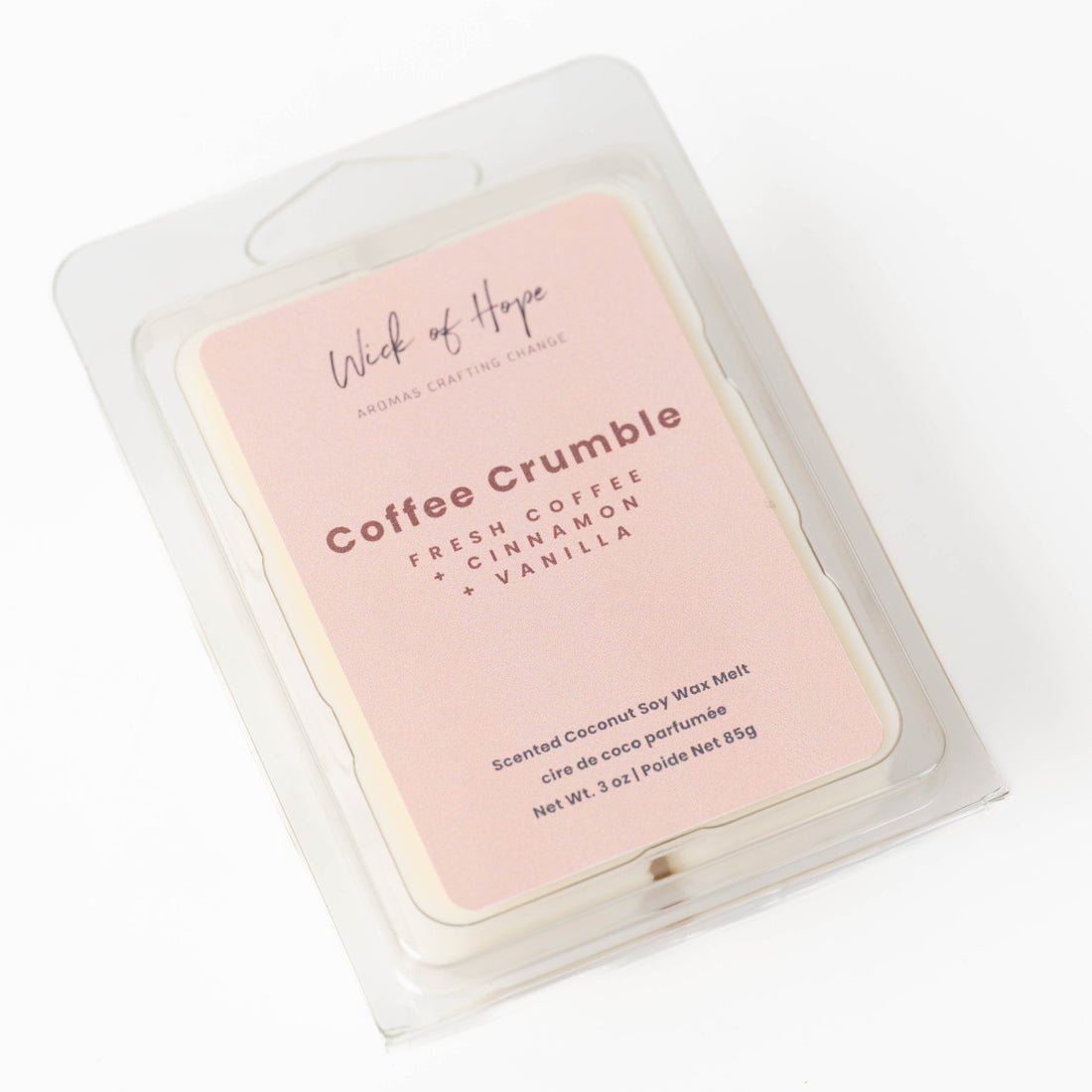 Coffee Crumble Wax Melt | Fresh Coffee + Vanilla Butter