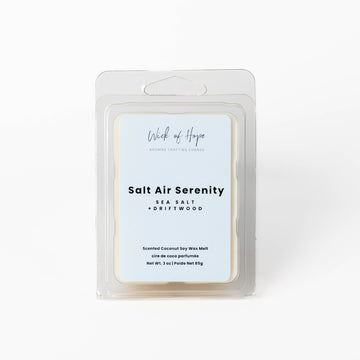 Salt Air Serenity Wax Melt | Sea Salt + Driftwood