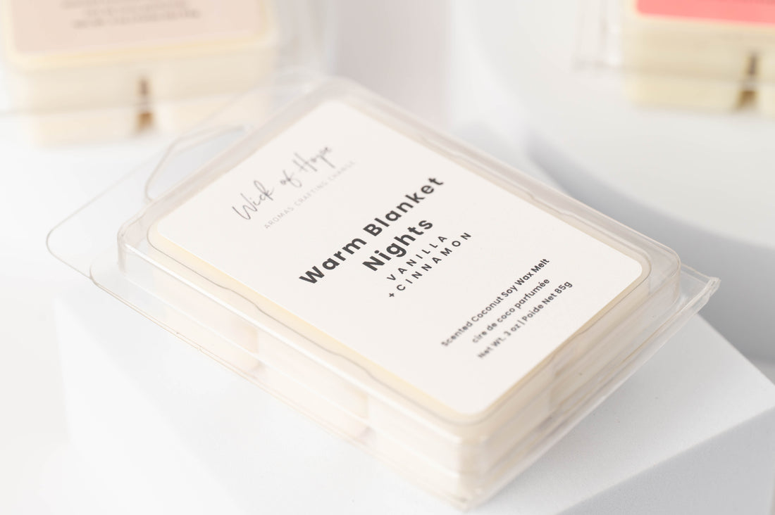 Warm Blanket Nights Wax Melt | Cinnamon + Vanilla
