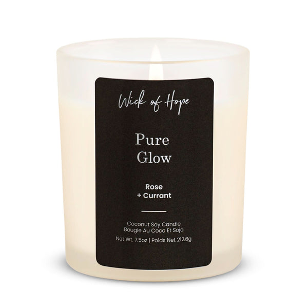 Pure Glow Candle | Rose + Currant
