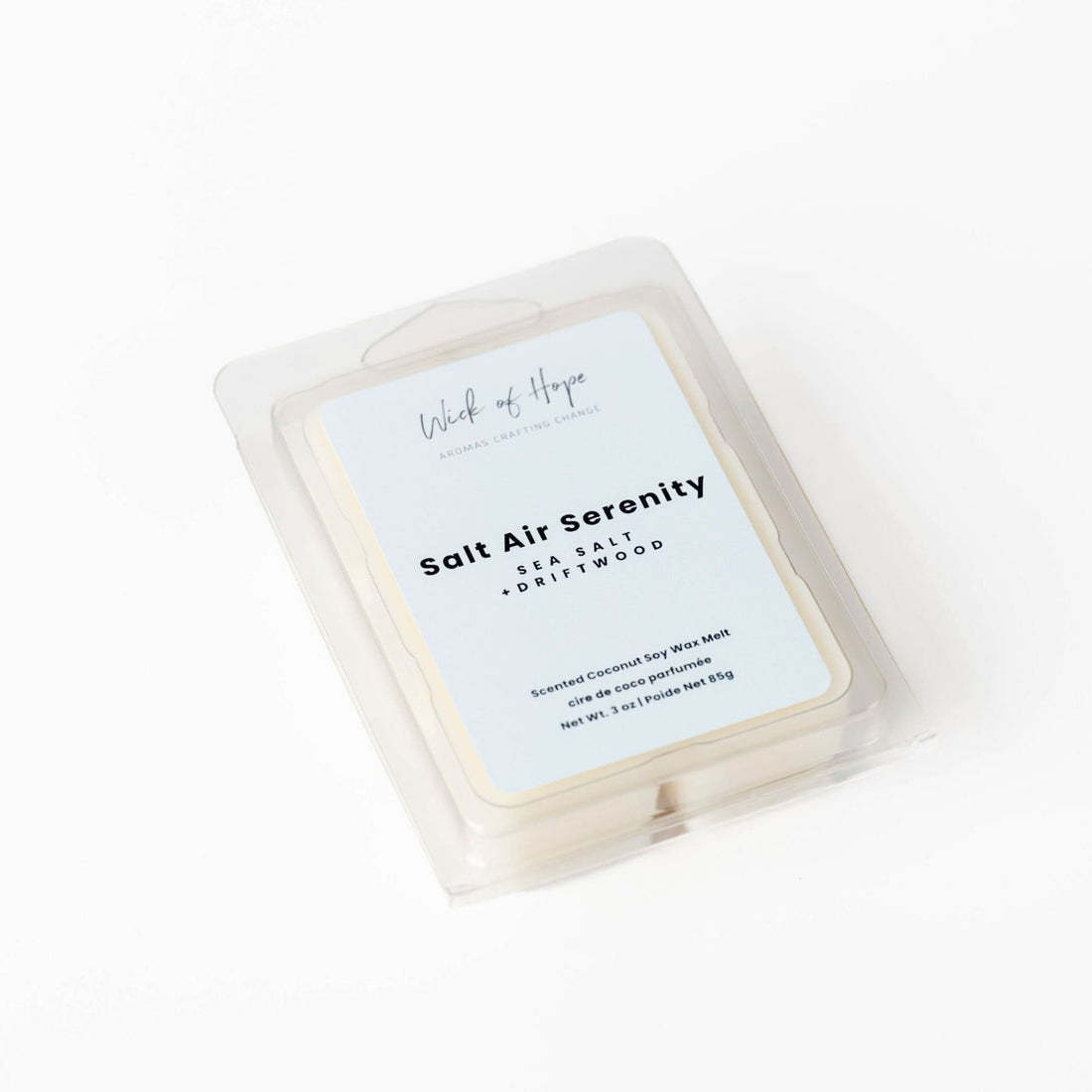 Salt Air Serenity Wax Melt | Sea Salt + Driftwood - Wick of Hope