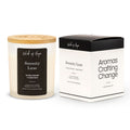 Serenity Luxe Candle | Smoky Woods + Cashmere - Wick of Hope