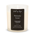 Serenity Luxe Candle | Smoky Woods + Cashmere - Wick of Hope