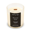 Serenity Luxe Candle | Smoky Woods + Cashmere - Wick of Hope