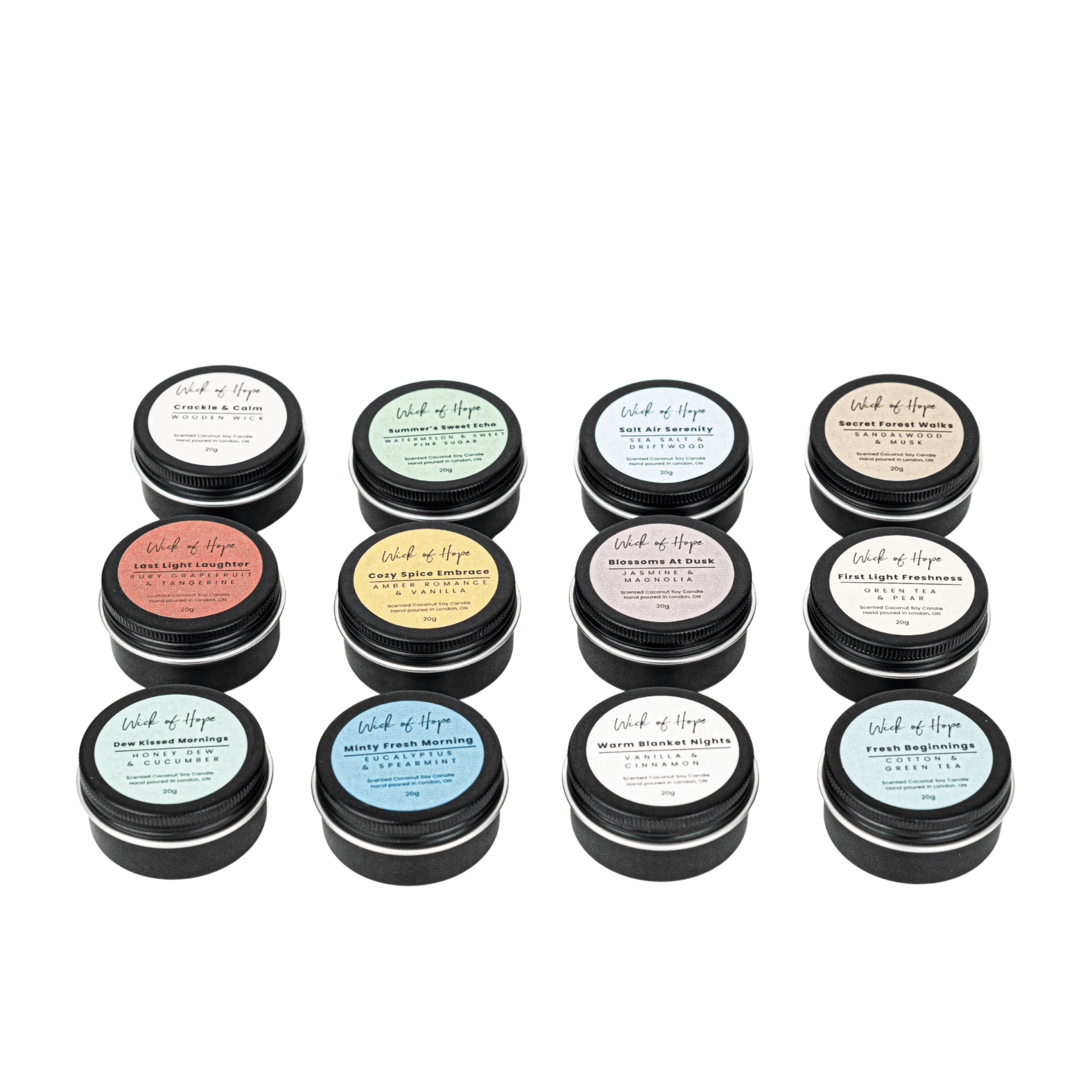 Signature Discovery Kit – Clean Candle Sampler | Wick of Hope