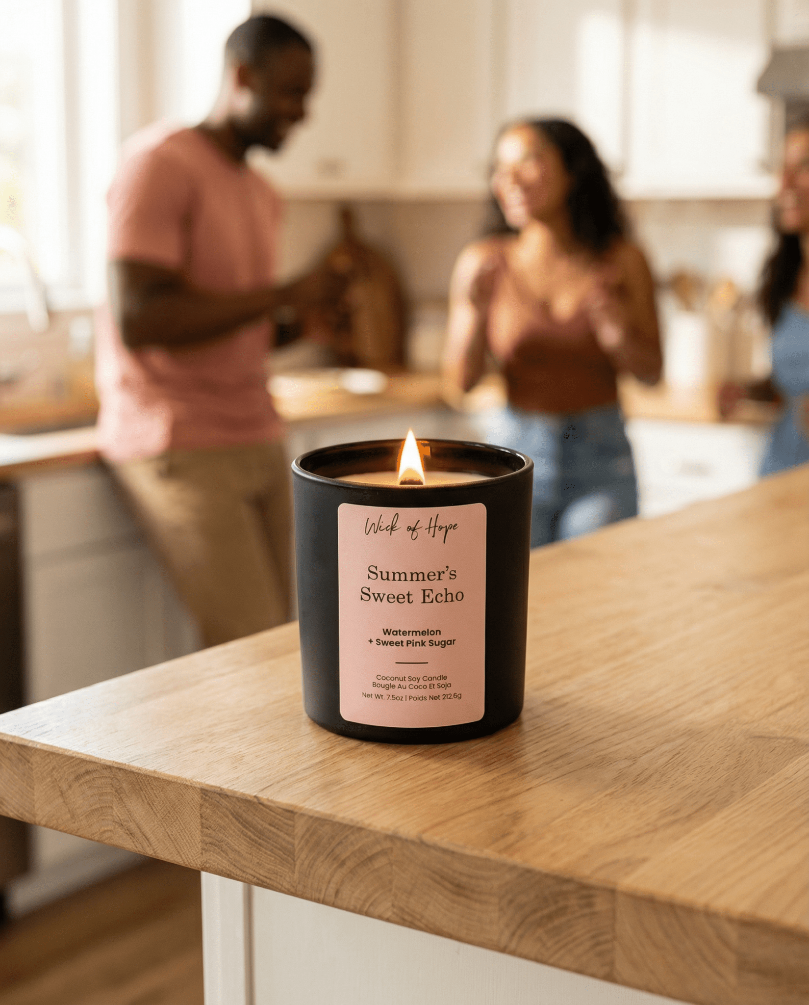 Summer’s Sweet Echo Candle | Watermelon + Sweet Pink Sugar - Wick of Hope