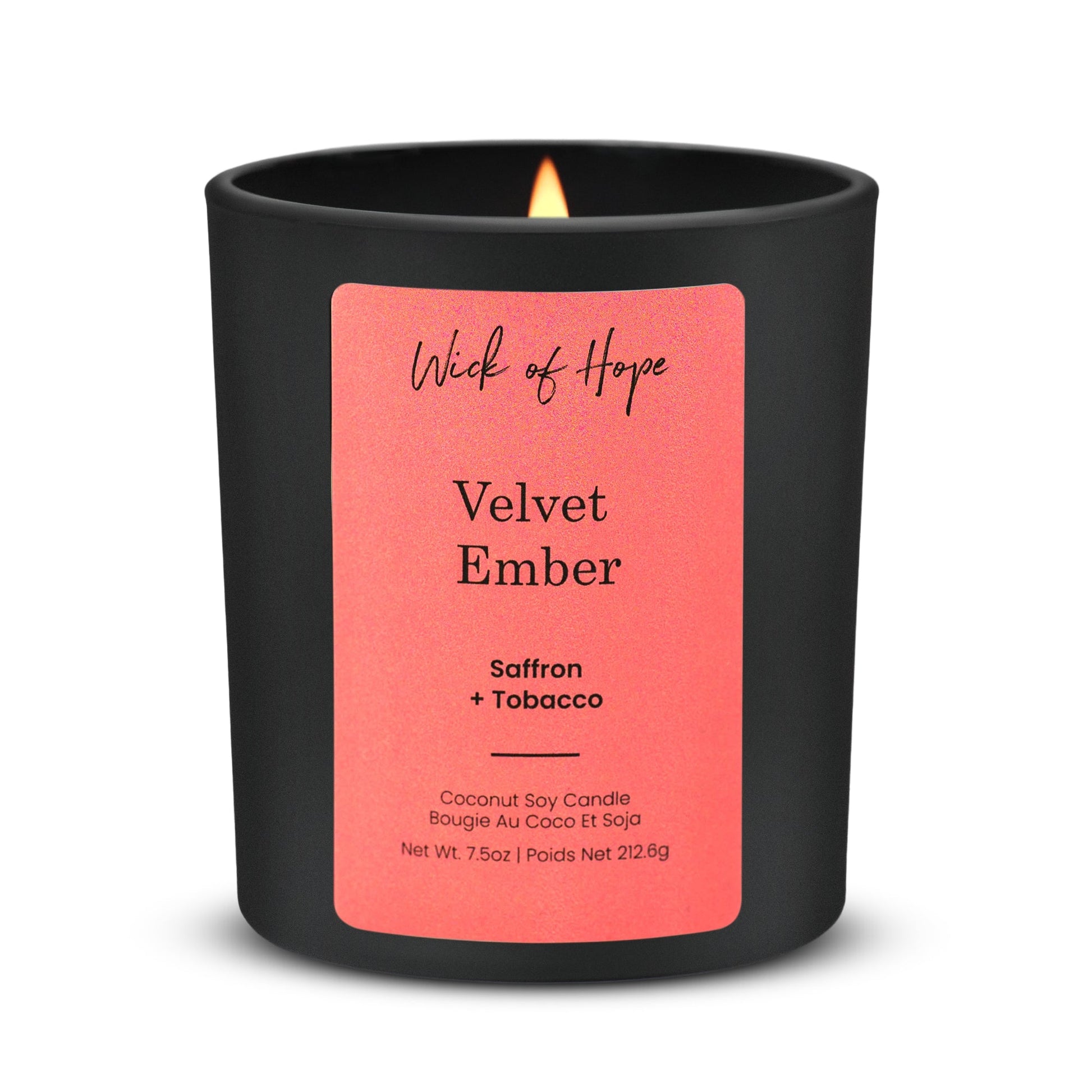 Velvet Ember Candle | Saffron + Tobacco - Wick of Hope