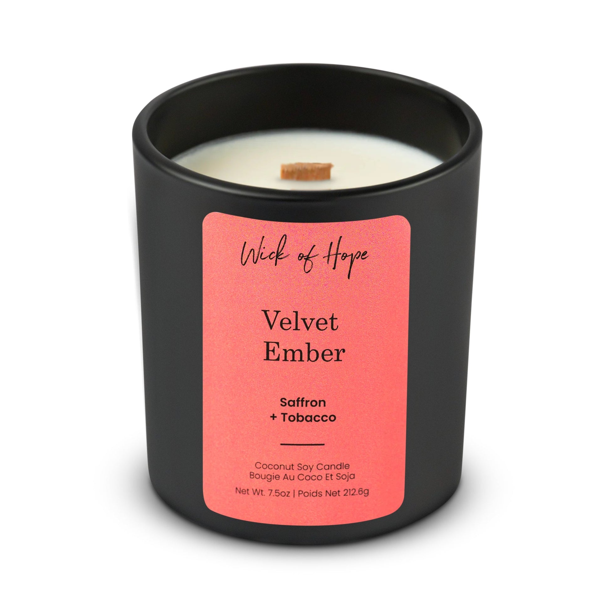 Velvet Ember Candle | Saffron + Tobacco - Wick of Hope