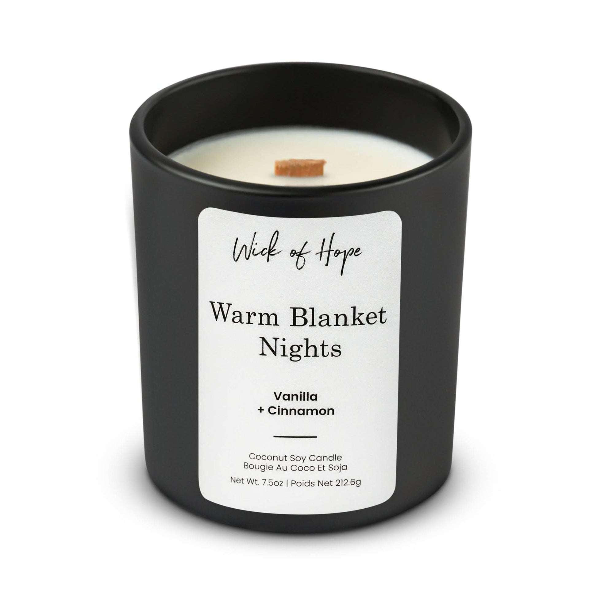 Warm Blanket Nights Candle | Cinnamon + Vanilla - Wick of Hope